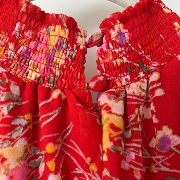 1.STATE Vibrant Floral Dress - Picture 5 of 5